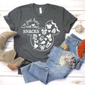 ✨Bella Canvas✨ Disneyland Trip Tshirt, Snacks Tee